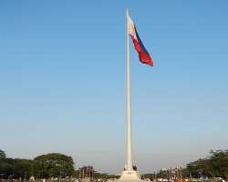 The tallest flagpole in the country is also located in this park.